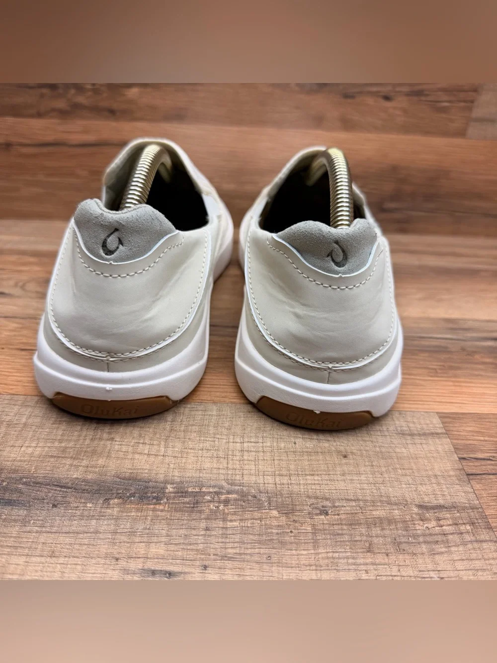 Olukai size 11 Pehuea Slip on Shoes Sneakers  White Slip-On Mesh Casual Shoes